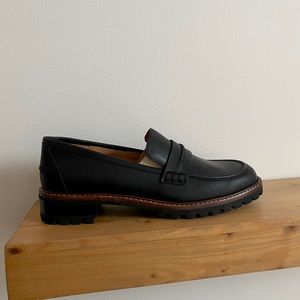 Madewell Corinne lugsole loafers 7h black